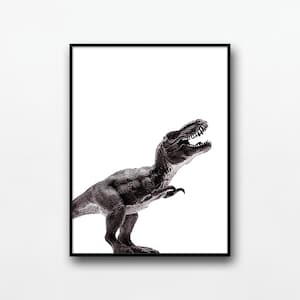 Dinosaur Print | Dinosaur Art | Dinosaur Poster | T-Rex | Tyrannosaurus | Decor | Kid Bedroom | Nursery | Digital Download | Printable Art