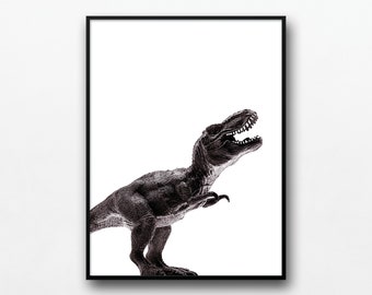 T-Rex Dinosaur Print: Nursery Kid Bedroom Decor (Digital Download)