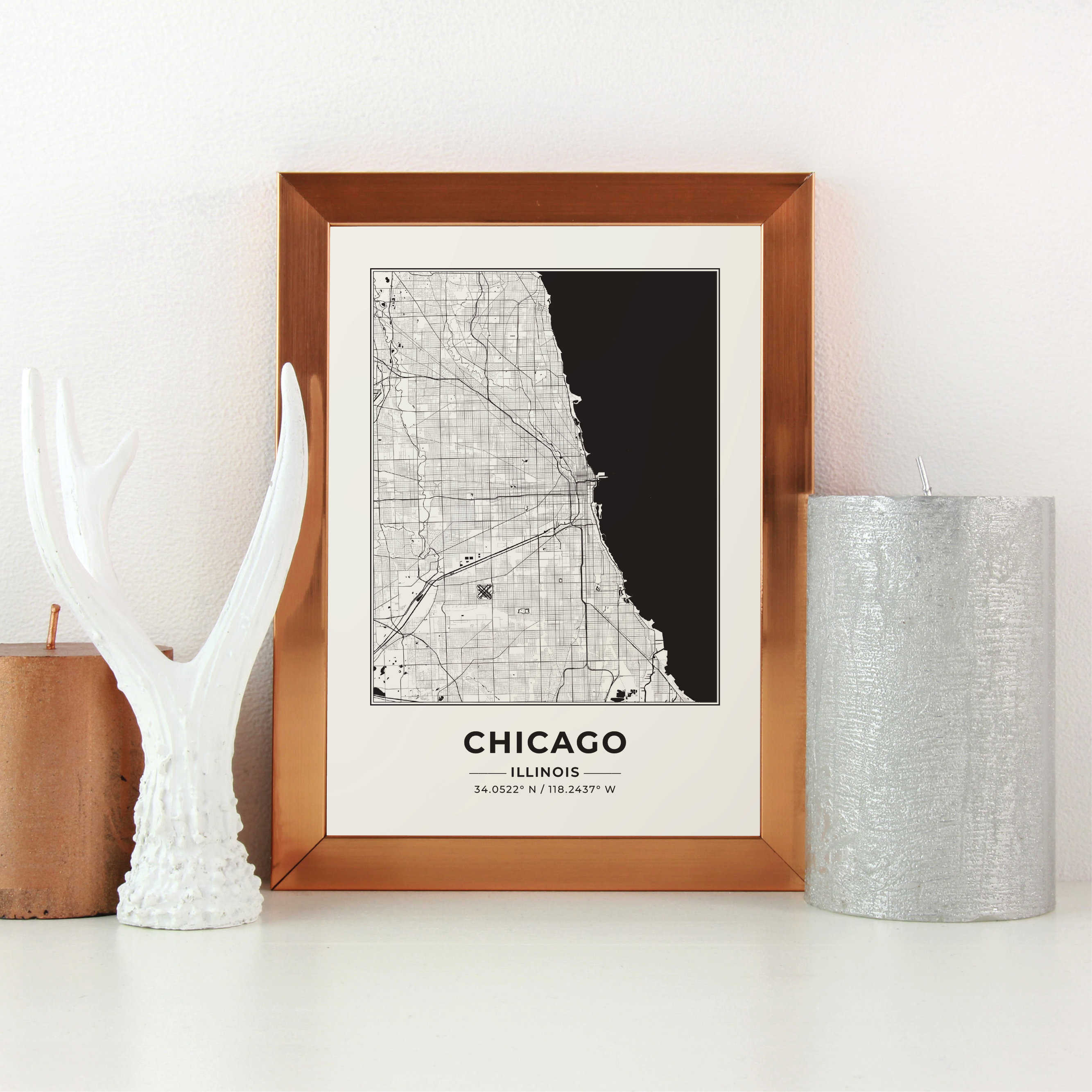 Chicago Map Print Chicago Illinois Maps City Map Print Wall Art Il Fullxfull.4564857157 3c5r 