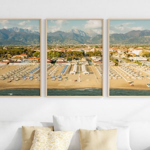 Triptych Forte dei Marmi Coast View