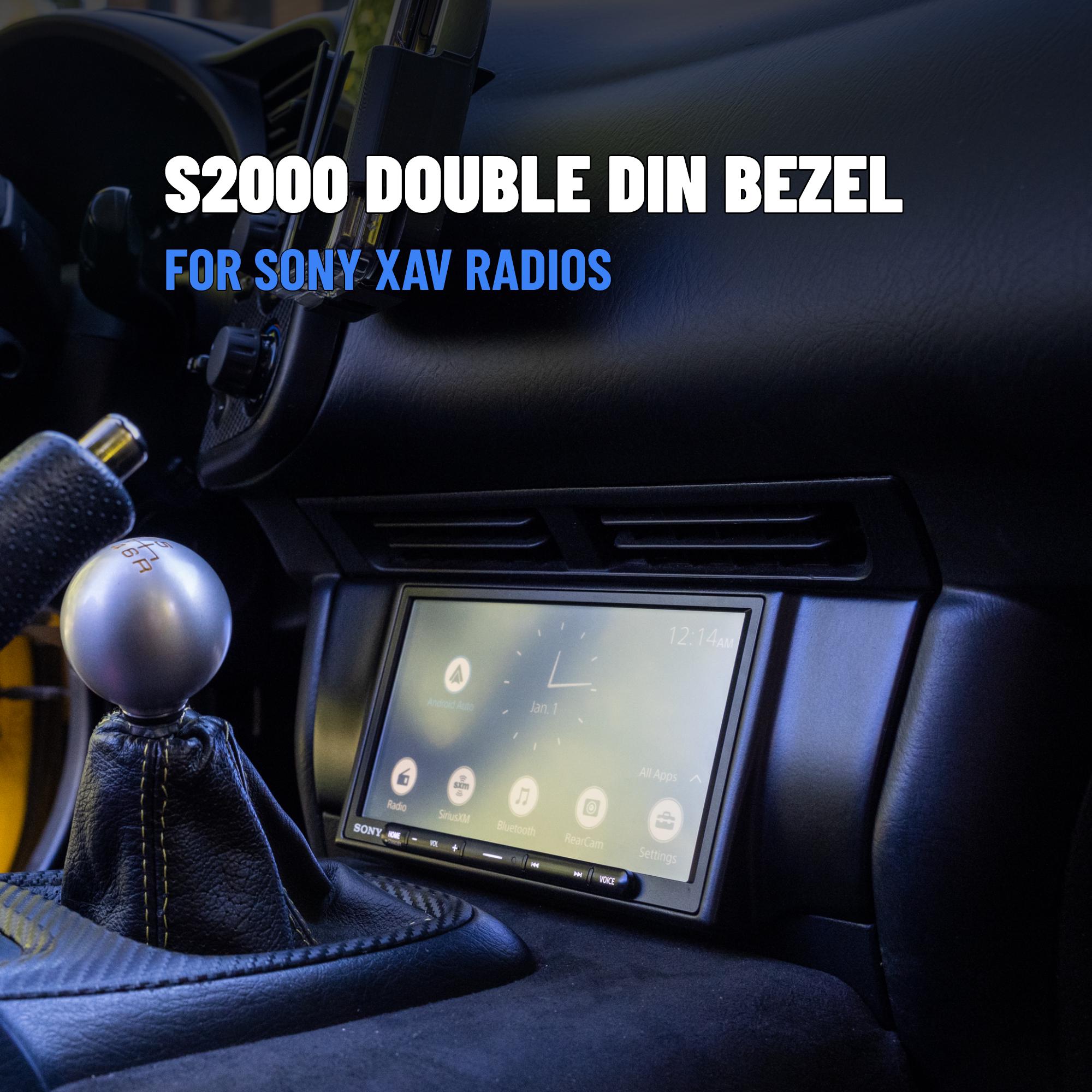 S2000 20th オーディオパネルセット S2000 Bezel Mod-kit for Sony XAV Series Radios (3000 / 4000 / 5000