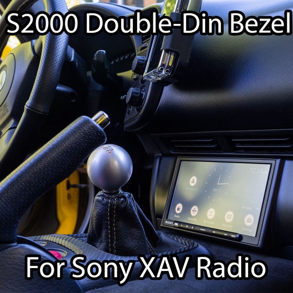S2000 Bezel Mod-Kit for Sony XAV Series Radios (3000 / 4000 / 5000 / 6000 / 7000 / 9000)