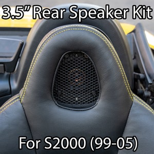 S2000 Rear Speaker Kit (3.5&quot;) - Headrest Enclosure Pod (99-05) (Set of 2)