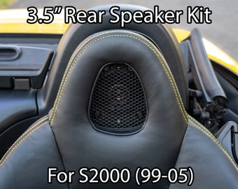 S2000 Rear Speaker Kit (3.5") - Headrest Enclosure Pod (99-05) (Set of 2)