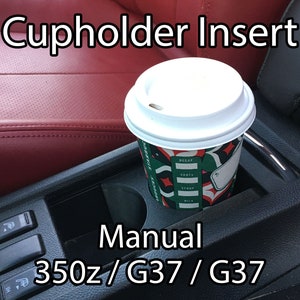 Cupholder Divider Insert for Manual Infiniti G35 / G37 / 350z