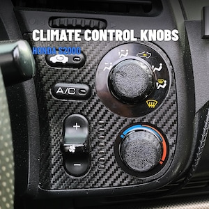 Honda S2000 Climate Control Knobs | AP1 AP2 AC Heater Replacement Set
