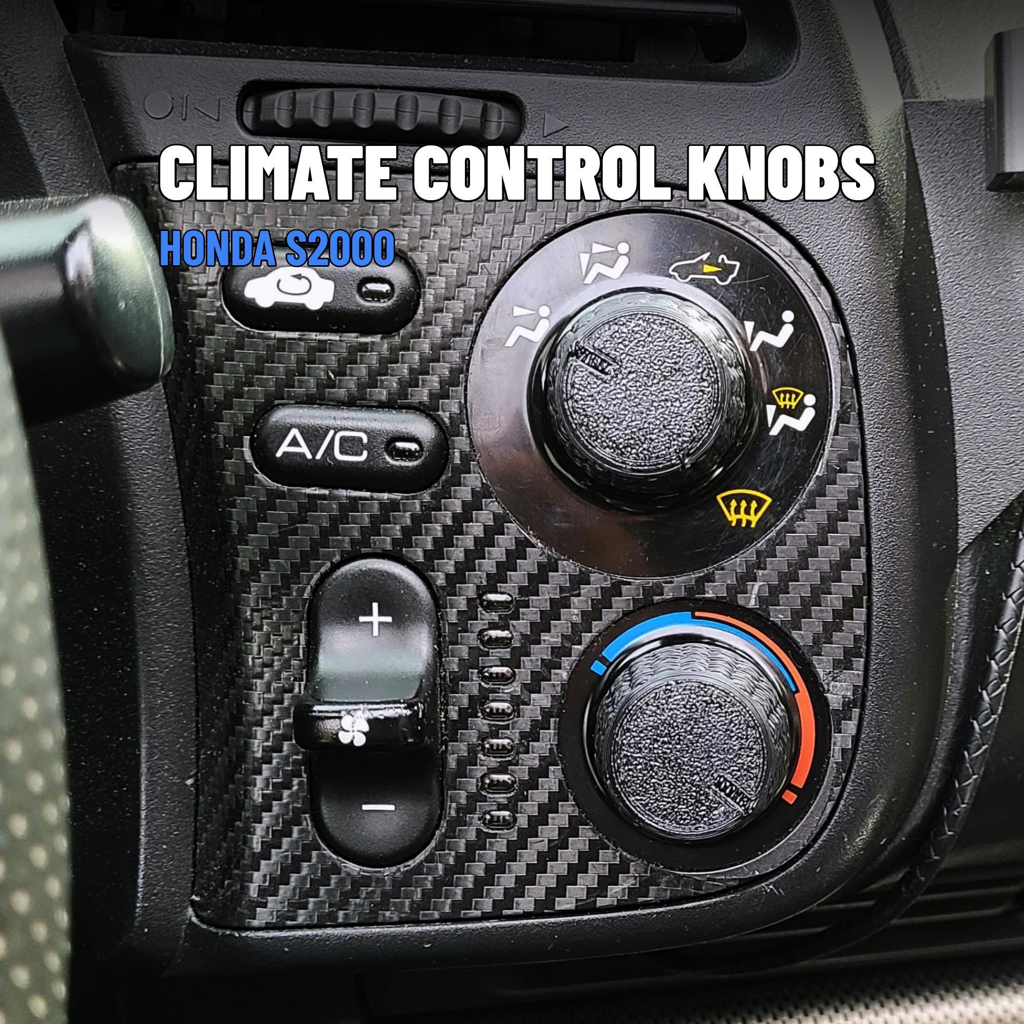 Honda S2000 Climate Control Knobs | AP1 AP2 AC Heater Replacement