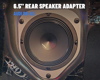 6" Rear Speaker Adapter Mount, Audi A5 S5 RS5 B8/B8.5 (Set of Two)
