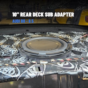 Audi B8.5 A4 A5 Rear Deck Subwoofer Spacer Adapter for 10 Inch Sub