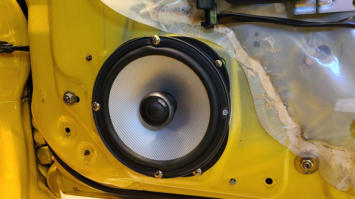 6.5 Door Speaker Mounting Adapters for Honda S2000, Prelude, CRX, ETC