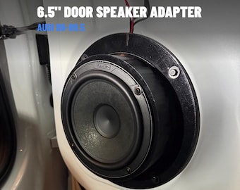 6.5" Door Speaker Mounting Adapter for Audi B8 / B8.5 / B9 / B9.5 (Set of Two)
