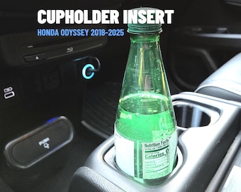2018+ Honda Odyssey Cup Holder Insert, Fits Standard Cans / Water Bottles