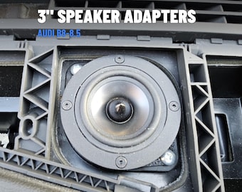3" Speaker Mounting Adapters Set for Audi B8 / 8.5 (A5 / A4 / A5 / S5 / Q5)
