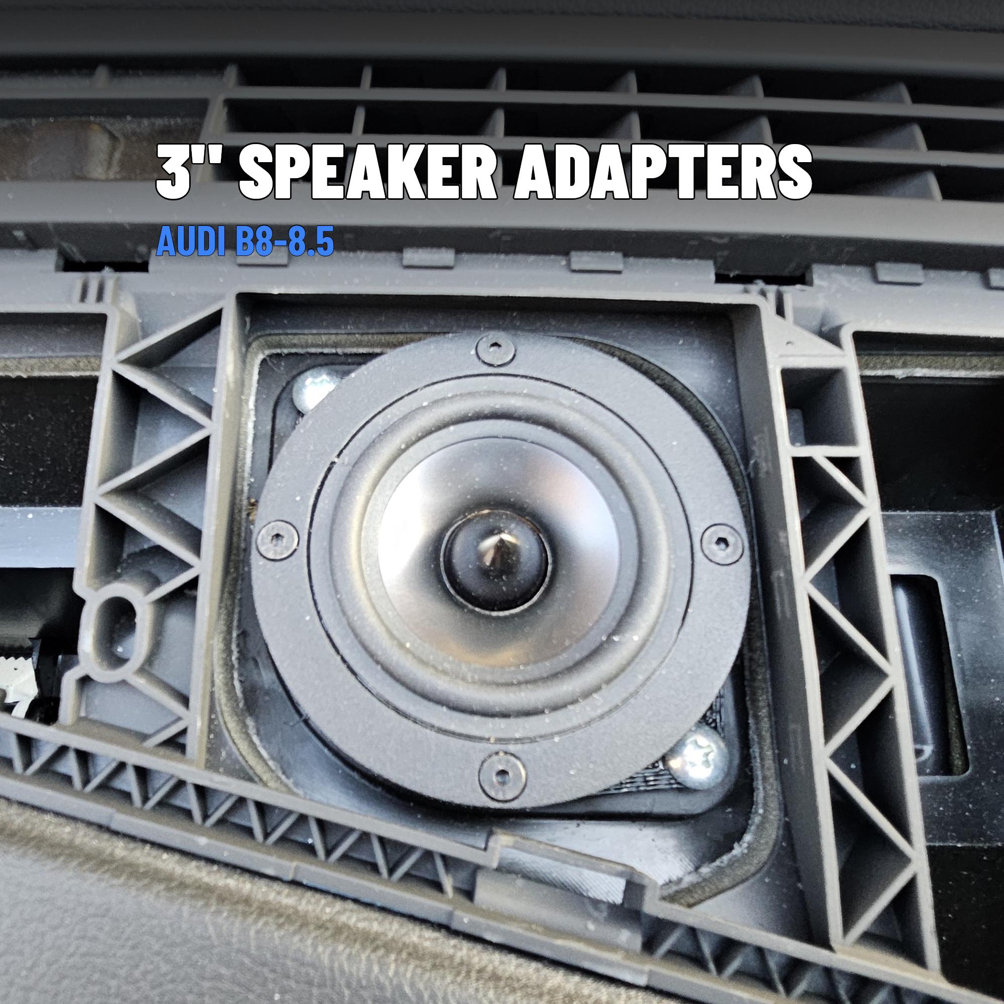 Audioproject A326 - autoradio luidsprekerringen compatibel met Audi A3 A4 A6 Avant TT - 165 mm 2 stuks luidsprekeradapter houders
