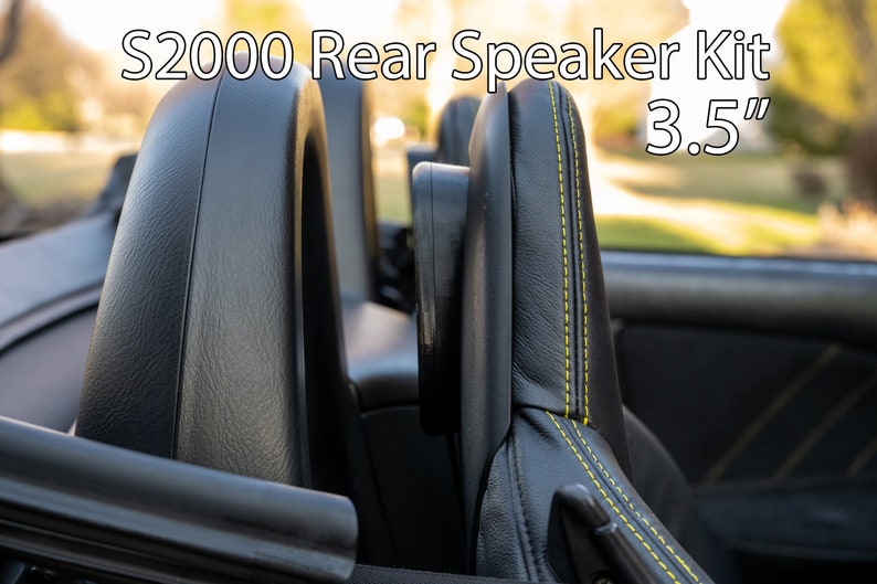 S2000 Rear Speaker Kit 3.5 Headrest Enclosure Pod Etsy