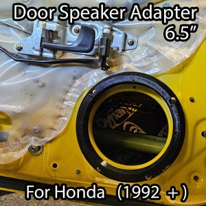 6.5&quot; Door Speaker Mounting Adapters for Honda (S2000, Prelude, CRX, ETC) (Set of 2)
