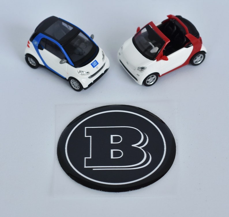 3D Sticker for Smart Mercedes 451 453 Brabus Emblems 50mm 3D - Etsy