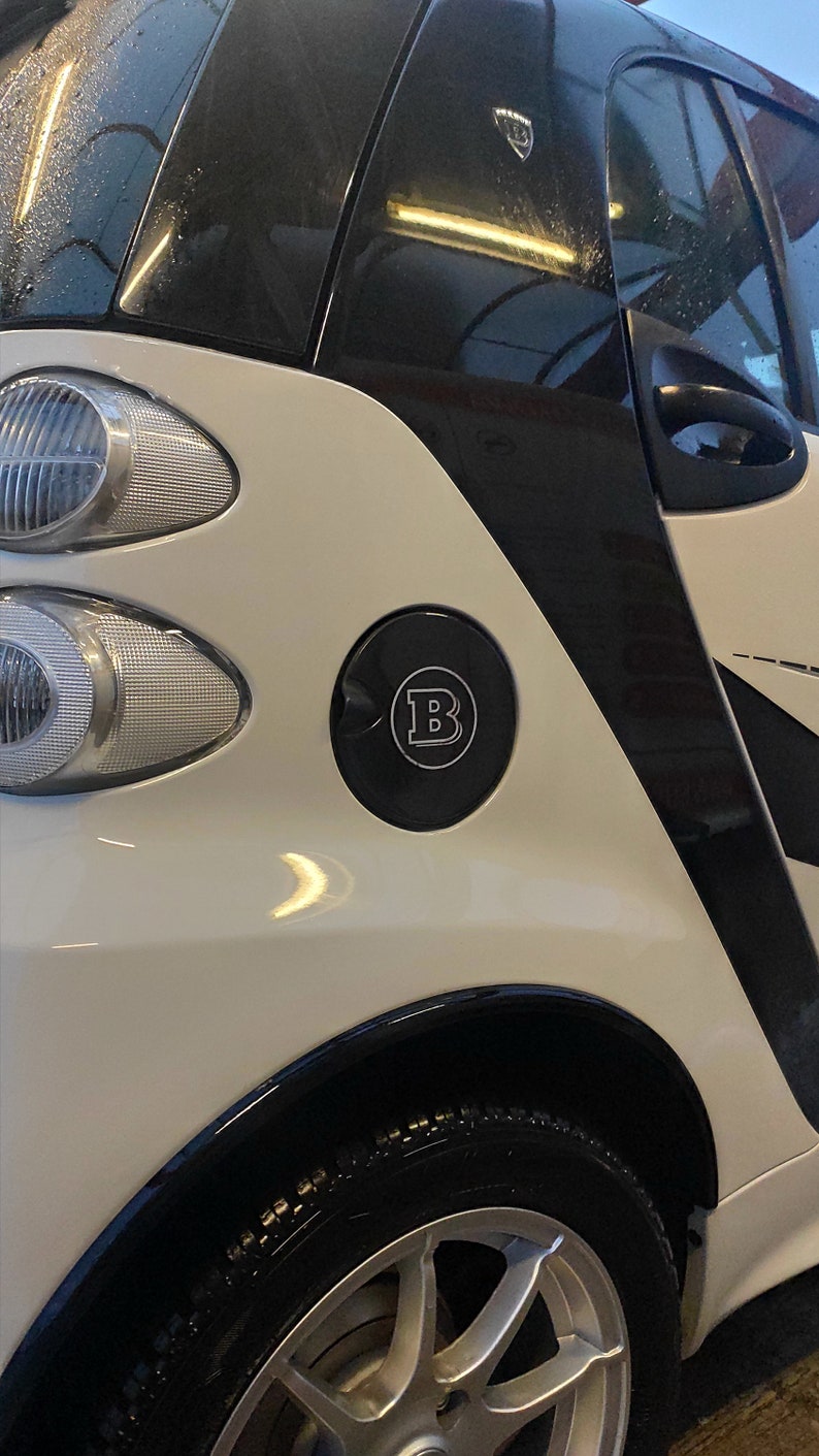 Sticker Logo 3D Fuel Emblem Fuel Cap Cover Fits Smart Etsy