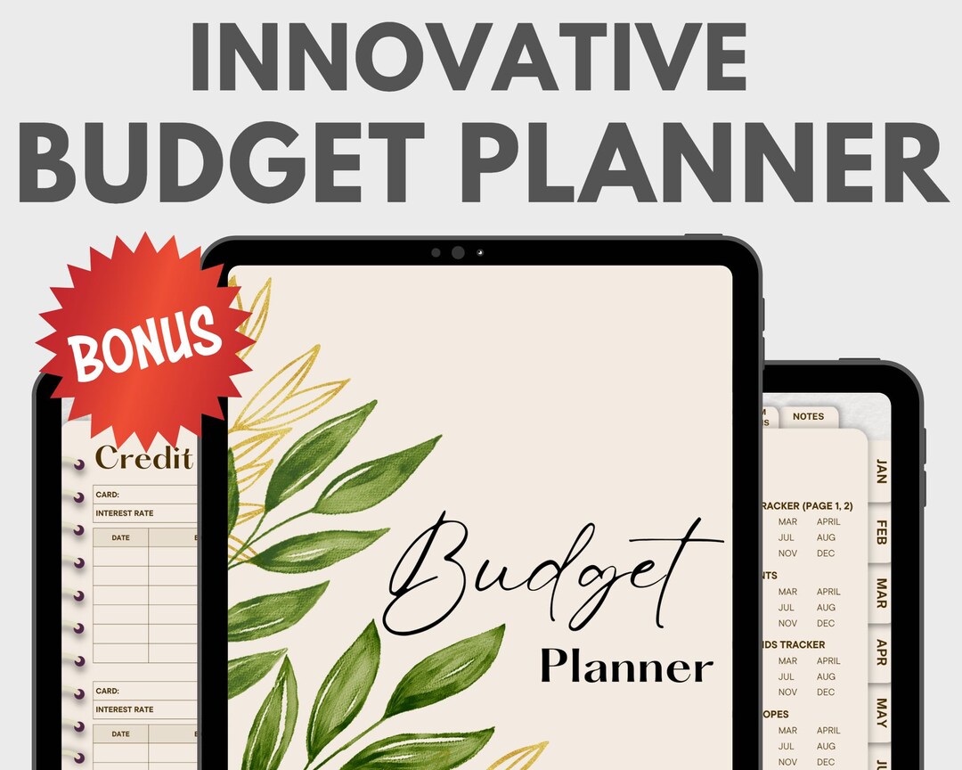 Digital Budget Planner for iPad Goodnotes Biweekly Budget Etsy