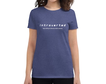 Introverted (Women's Fitted Tee)