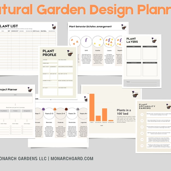 Natural Garden Design Planner -- For Native Plant Habitat Landscaping