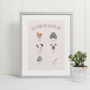Dog Emotion Poster Feelings Chart How Are You Feeling Today Il 300x300.4068026889 Mm1s