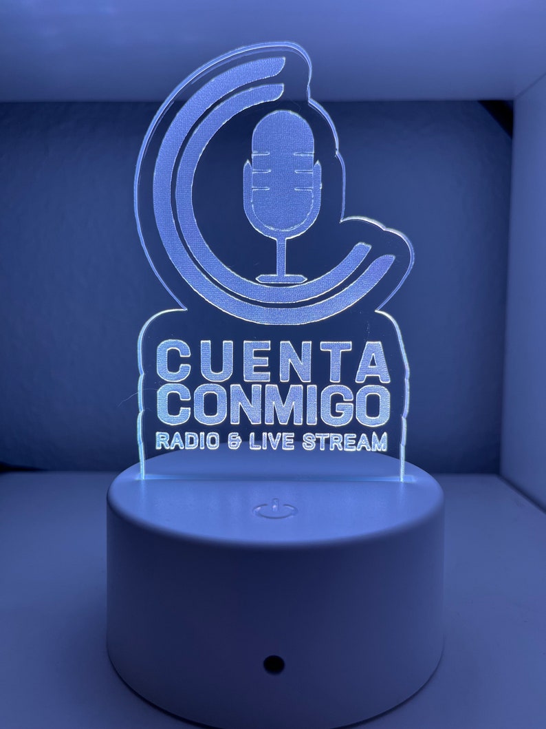 Custom Acrylic LED Lights Etsy