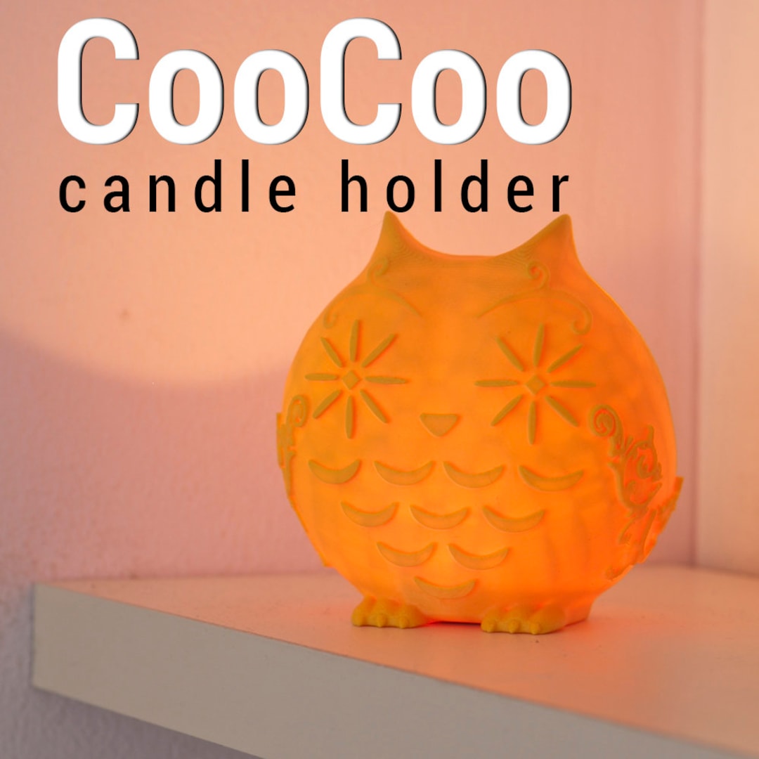Owl Candle Holder Etsy