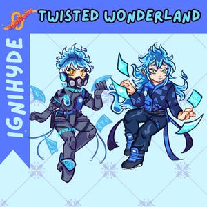 TWST - IGNIHYDE - Acrylic Epoxy Glitter Charm! Ortho // Idia