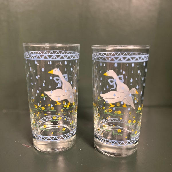 Anchor Hocking Farm Country Juice Glasses - Set of 2