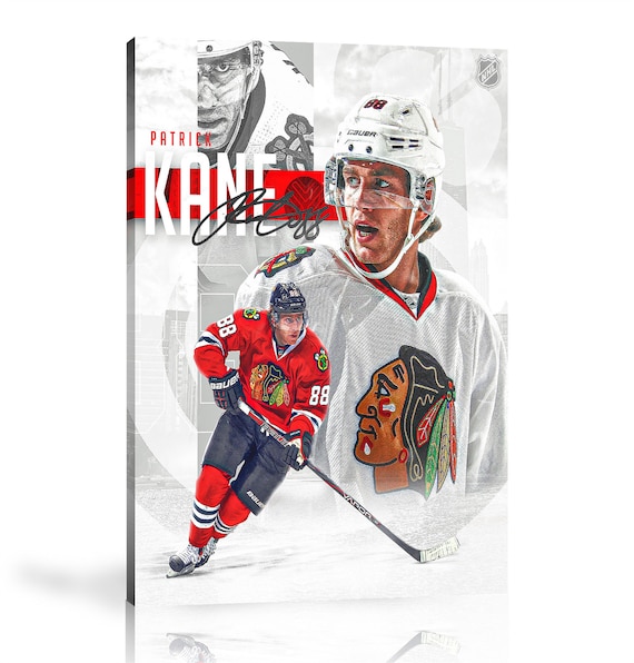 Chicago Blackhawks Patrick Kane Youth Red Name and Number T-Shirt