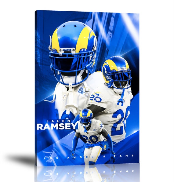Jalen Ramsey Poster Los Angeles Rams NFL Sports Print 