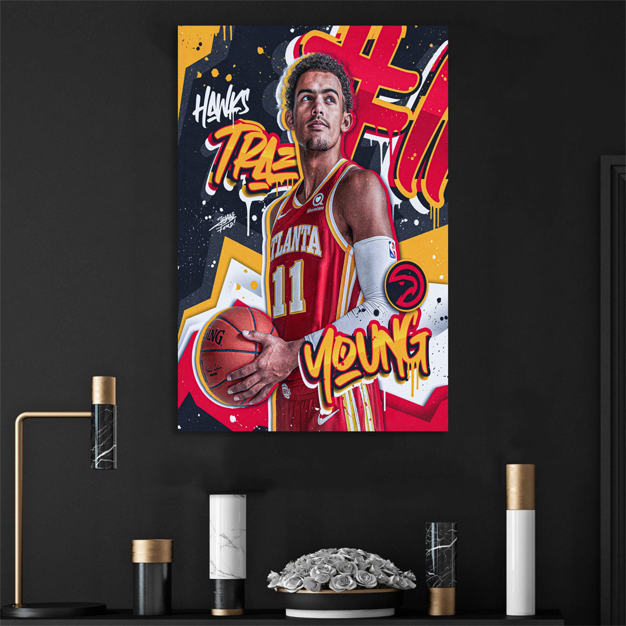 Atlanta Hawks: Trae Young 2021 Poster - Officially Licensed NBA