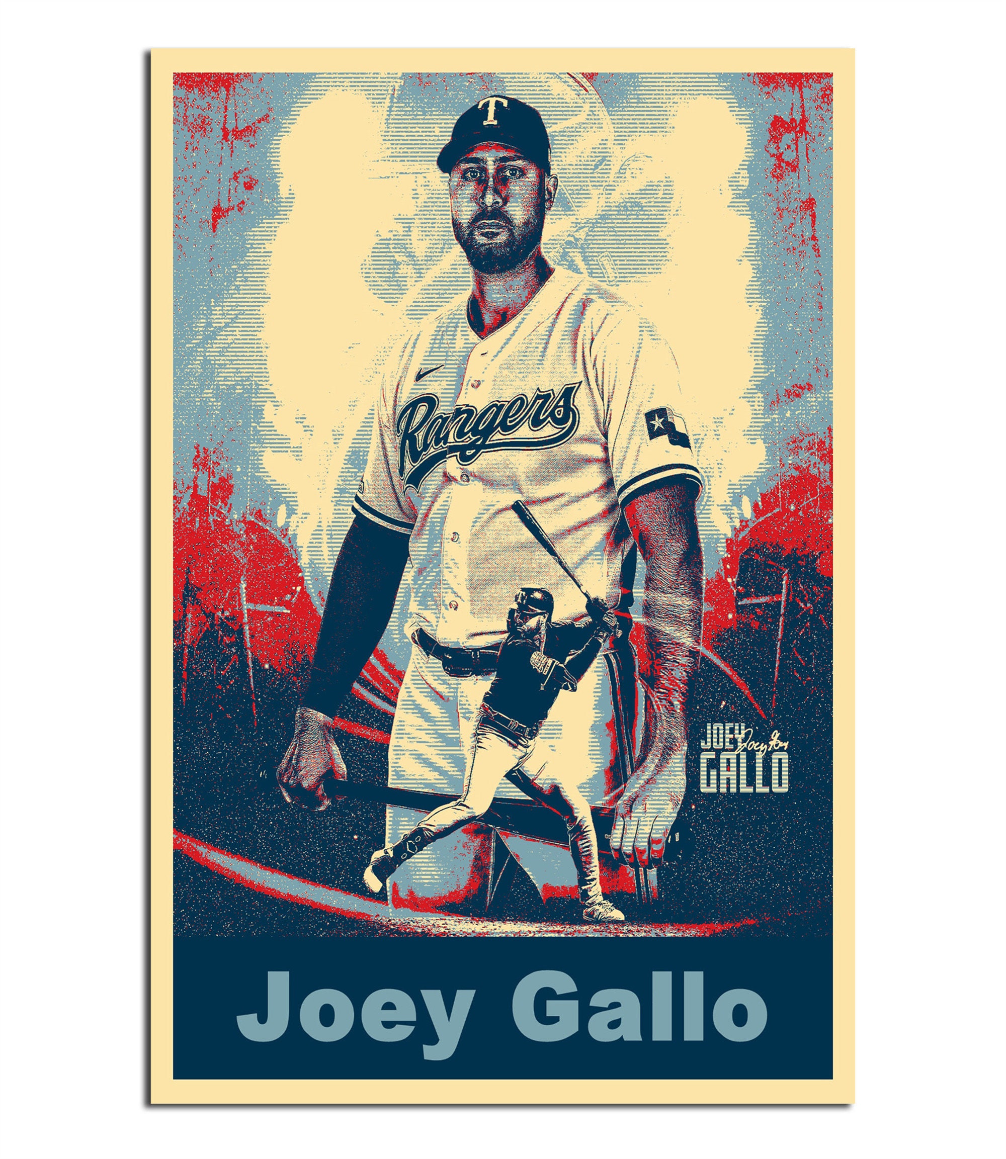Buy Joey Gallo Texas Rangers MLB Sports Prints POP Art Prints Online in  India 