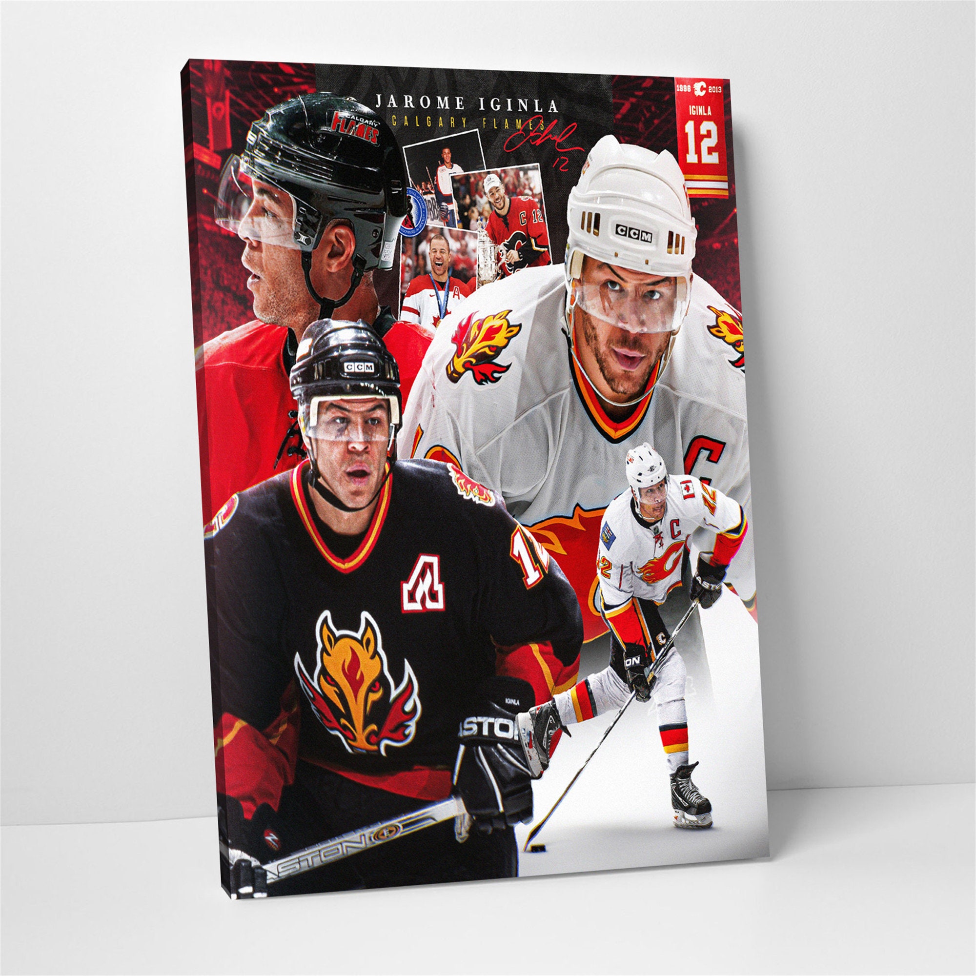 NHL Hockey Flames 6 Inch Static Figure Sportspicks Series 20 - Jarome