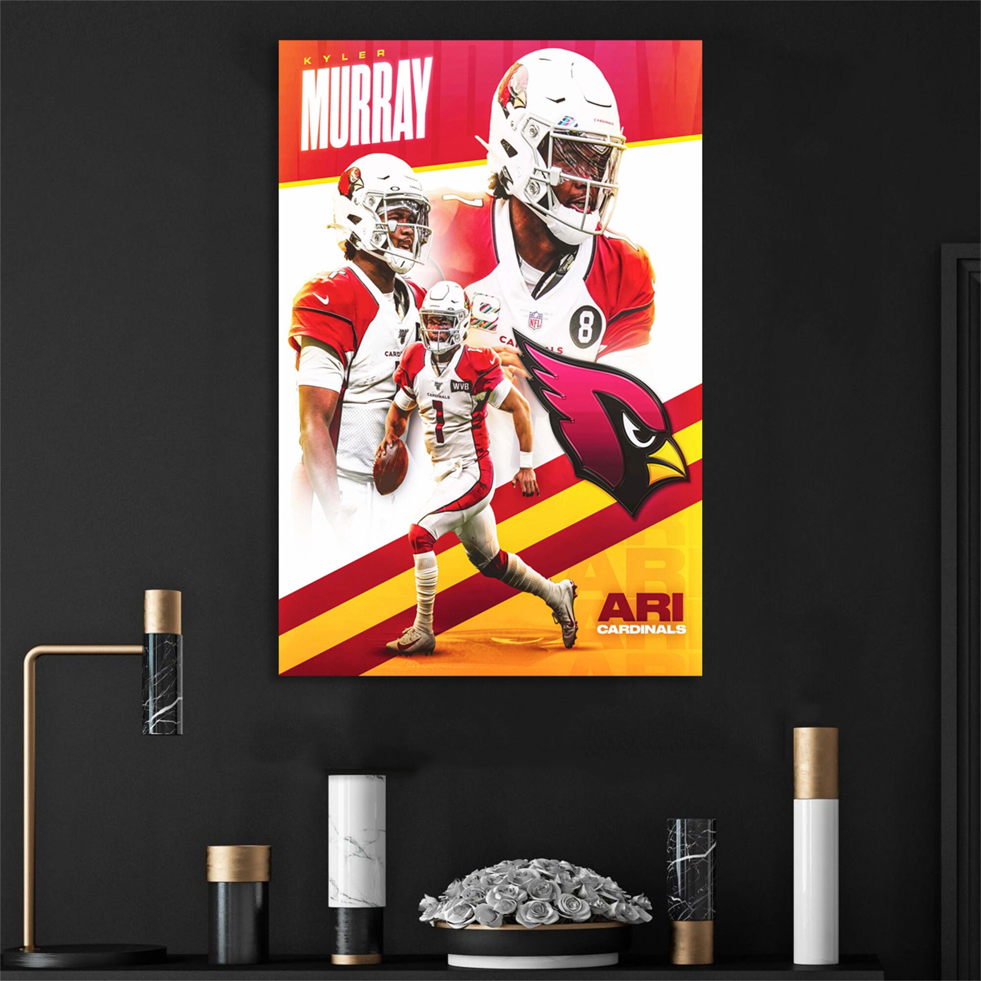 Kyler Murray football Paper Poster Cardinals 5 - Kyler Murray - Posters and  Art Prints