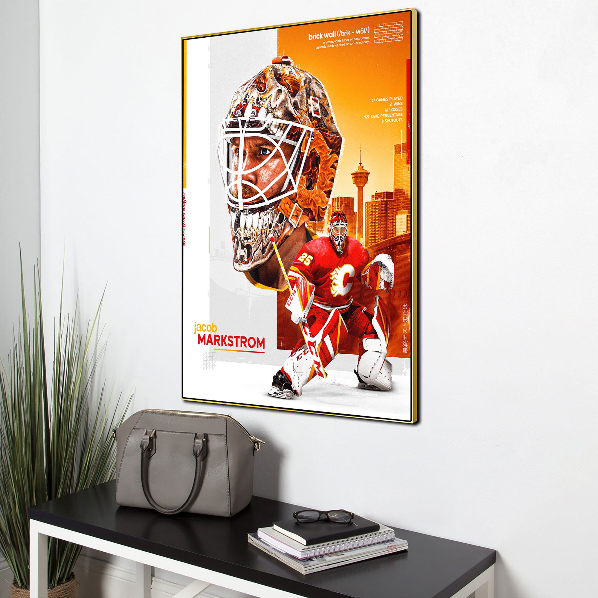 Jacob Markstrom Poster Vancouver Canucks NHL Sports Print 
