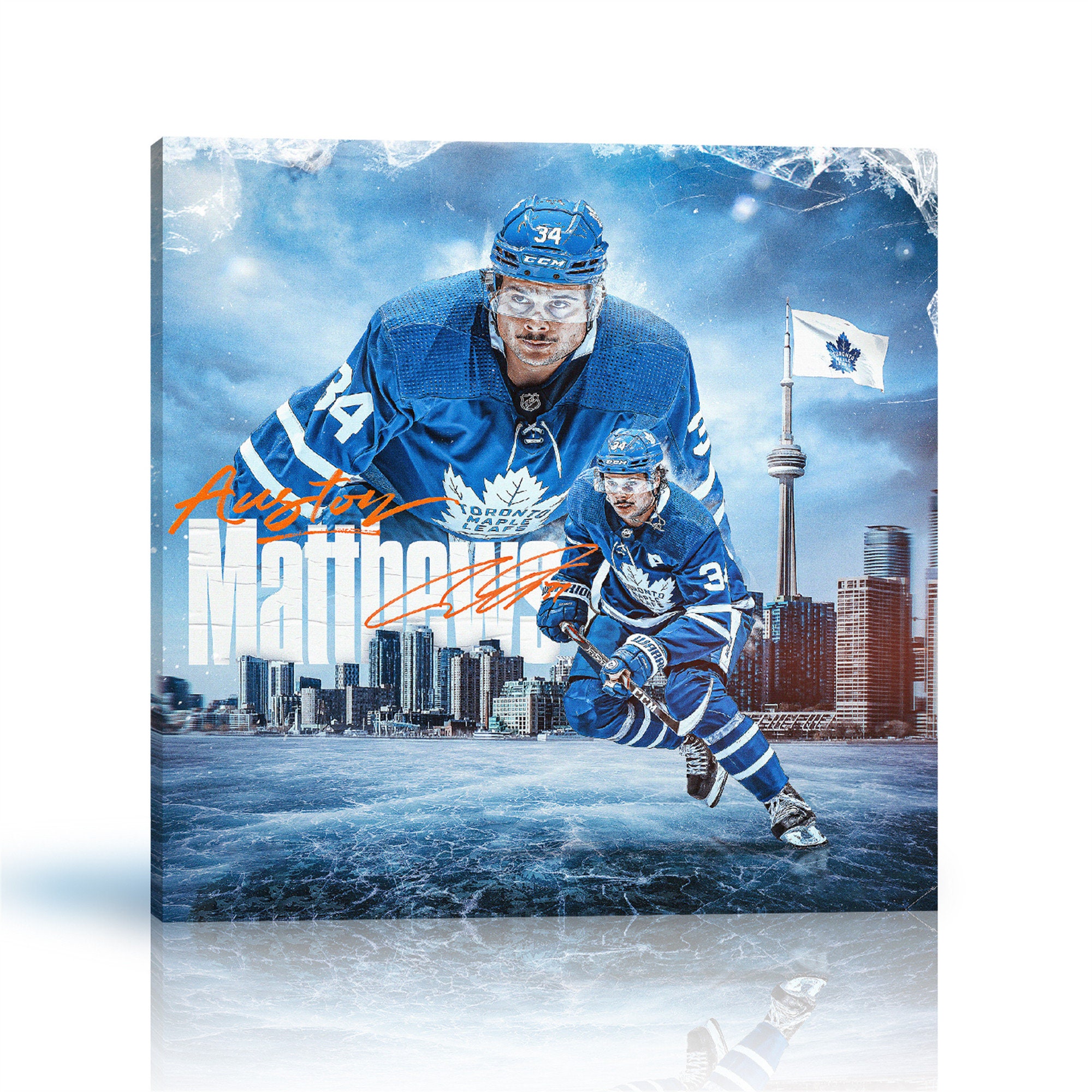 Toronto Maple Leafs Art Print Leafs Print Hockey Fan Gifts 