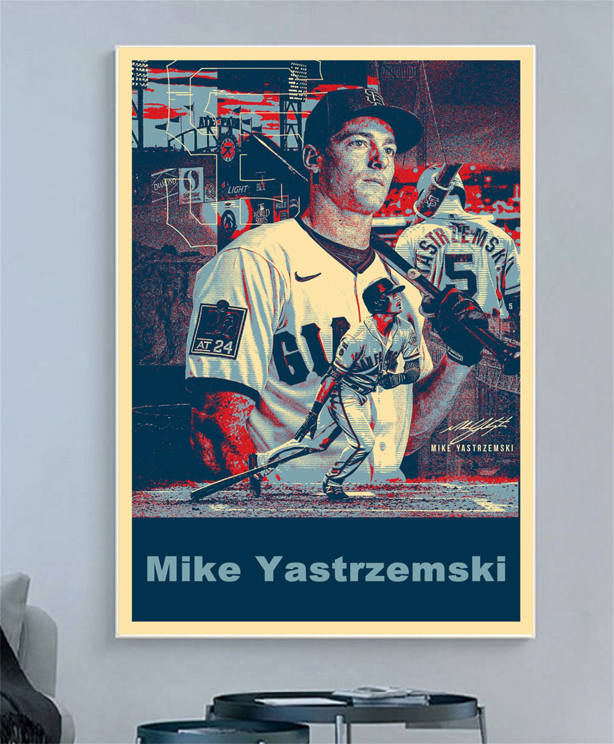 Mike Yastrzemski San Francisco Giants MLB Sports Prints POP 