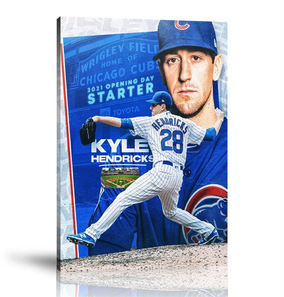 Kyle Hendricks Poster Chicago Cubs MLB Sports Print Sports 