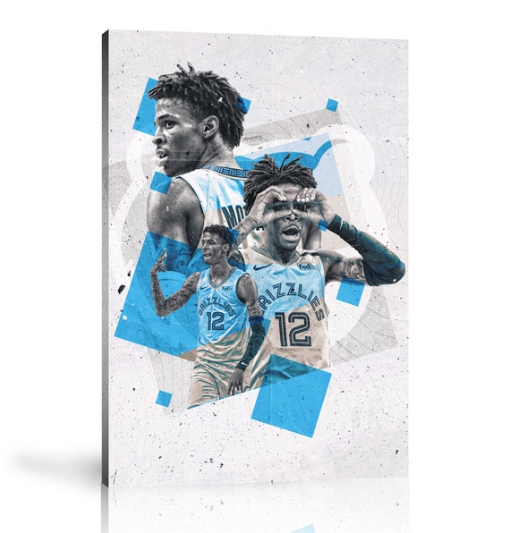 Ja Morant Poster Memphis Grizzlies Canvas Print Sports -  Israel