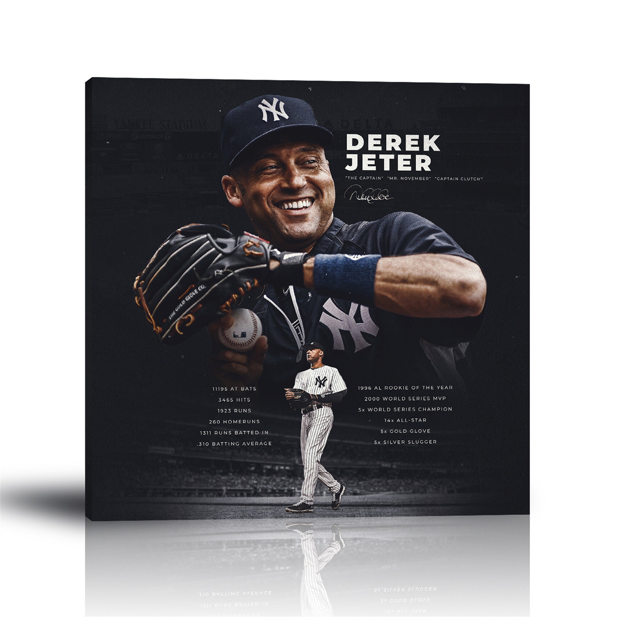 Buy Derek Jeter Poster New York Yankees MLB Sports Print Sports Online in India