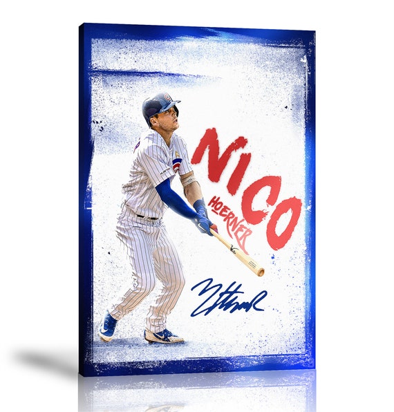 Nico Hoerner Poster Chicago Cubs MLB Sports Print Sports 