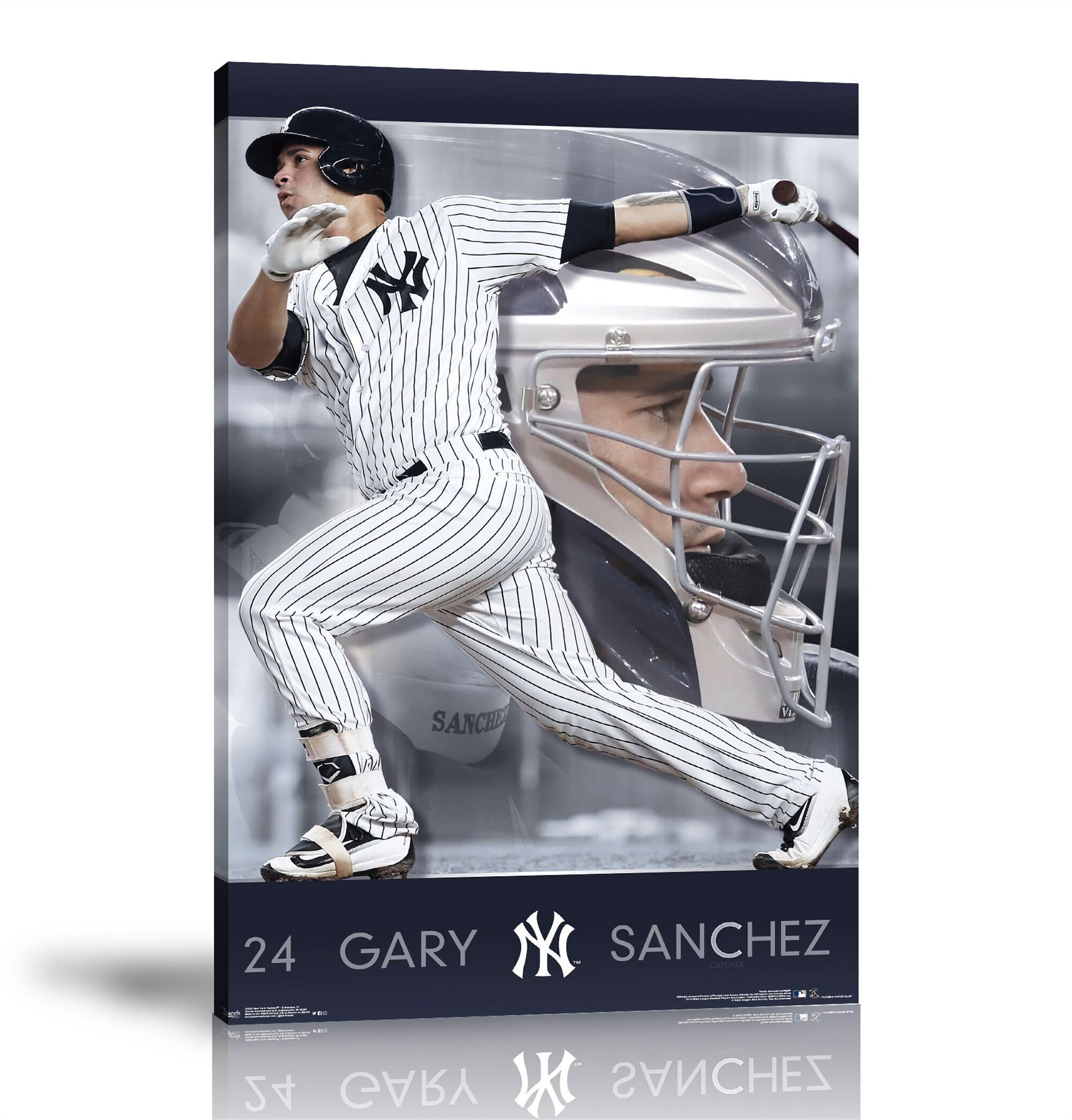 GARY SÁNCHEZ Poster, MLB Sports Print, Sports Player Print, Framed Art  Print , Wall Art, Home Decor, Canvas Print