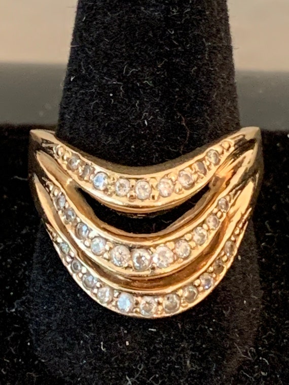 Vintage Ring, Basic Triad Setup, w/ 9+11+11=31 Zir