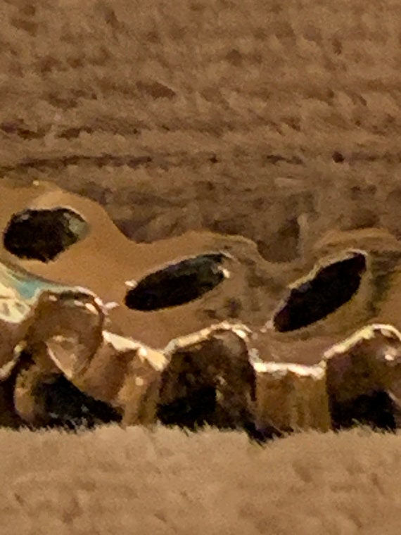 Vintage Ring. Black & Gold Wishing Though, w/16 m… - image 8