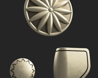 Accessoires van Niles: digitale 3D-print modelbestanden