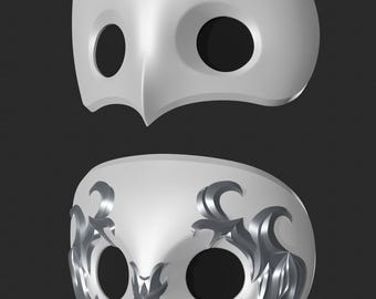 Máscara del Anciano - Máscara del Vigilante - Conjunto de archivos de modelo de impresión 3D digital