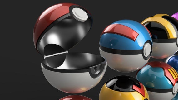 STL file Poke Ball / PokeBall 🐉・3D printable design to download