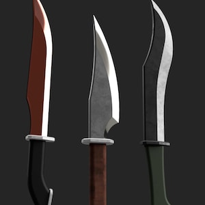 Vax&#39;s Daggers - Digital 3D Print Model Files